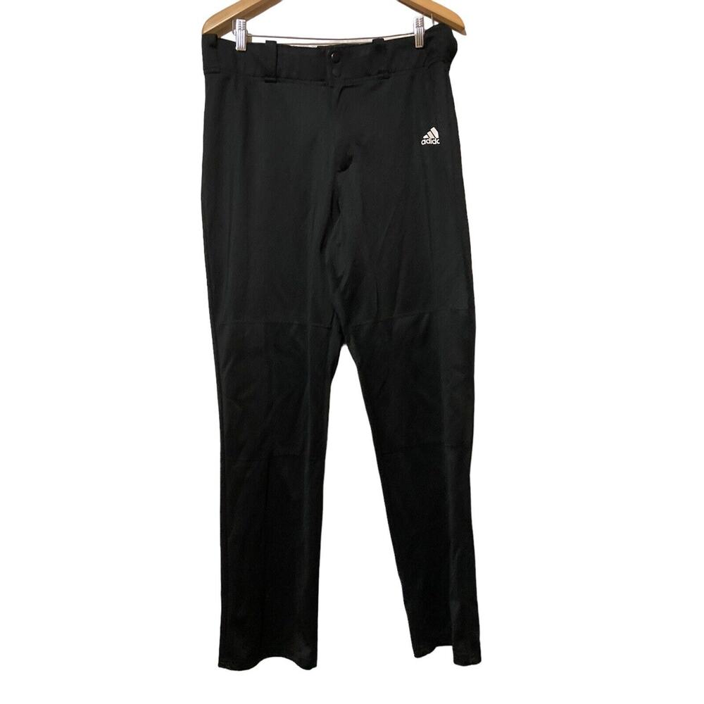 Men’s Adidas Black/White Logo Track‎ Golf Pants Size Large